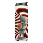 Stijl: Thermische Tumbler Laat uw cup zo uniek zij Thermosbeker (Gedraaid links)