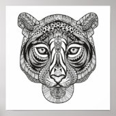 Stijl tijger 2 poster (Voorkant)