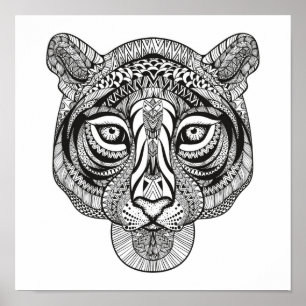 Stijl tijger 2 poster