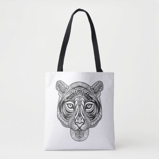 Stijl tijger 2 tote bag (Voorkant)