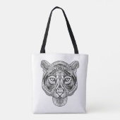 Stijl tijger 2 tote bag (Achterkant)