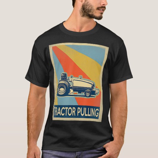 stijl tractor trekken Tshirt (Voorkant)