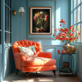  stijl Tulp Floral Art Poster