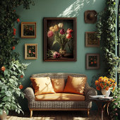  stijl Tulp Floral Art Poster