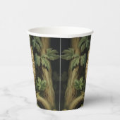 stijl uil in betoverd bos papieren bekers (Rechts)