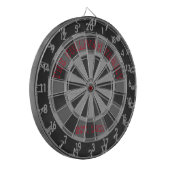  stijl [uw familienaam] Rood Dart Board Dartbord (Voorkant Links)