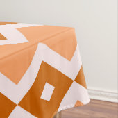 Stijl van 70 s (bruin) tafelkleed (Voorbeeld)