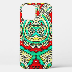 Stijl van 80, helder, neon, mooi, psychedelisch Case-Mate iPhone case