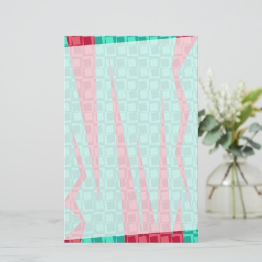 Stijl van 80 s briefpapier (Staand voorkant)