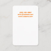 Stijl van console voor videospellen visitekaartje (Achterkant)