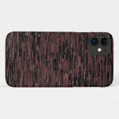 Stijl van de bruine mozaïek met ruwe achtergrond Case-Mate iPhone case (Achterkant (horizontaal))