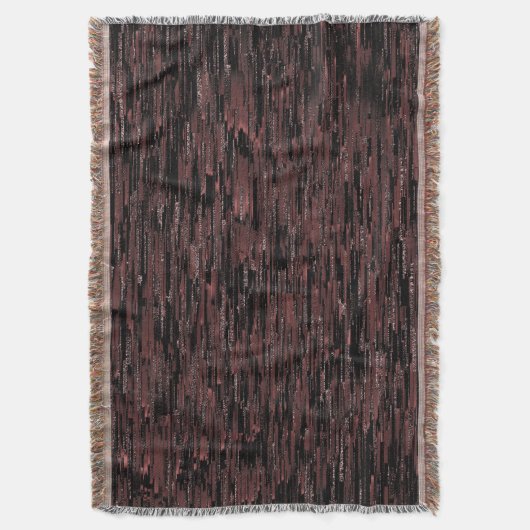 Stijl van de bruine mozaïek met ruwe achtergrond deken (Voorkant Verticaal)