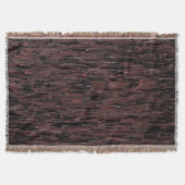 Stijl van de bruine mozaïek met ruwe achtergrond deken (Voorkant)