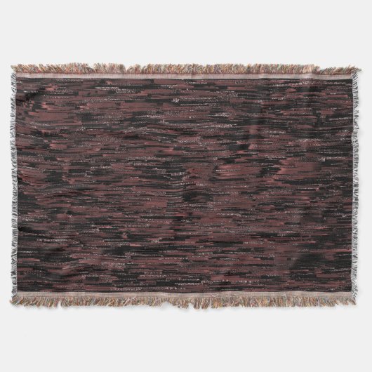 Stijl van de bruine mozaïek met ruwe achtergrond deken (Voorkant)