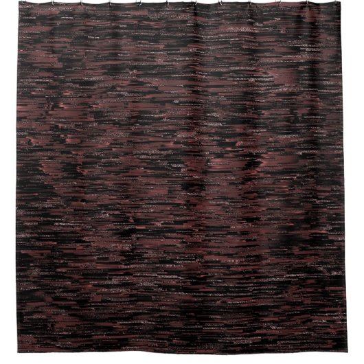 Stijl van de bruine mozaïek met ruwe achtergrond douchegordijn (Voorkant)