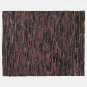 Stijl van de bruine mozaïek met ruwe achtergrond fleece deken (Voorkant (Horizontaal))