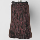 Stijl van de bruine mozaïek met ruwe achtergrond golfheadcover (Draai 90)