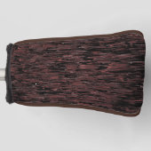 Stijl van de bruine mozaïek met ruwe achtergrond golfheadcover (Voorkant)