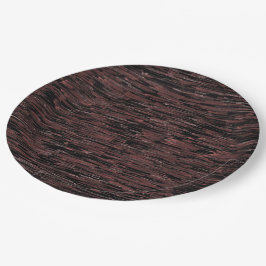 Stijl van de bruine mozaïek met ruwe achtergrond papieren bordje