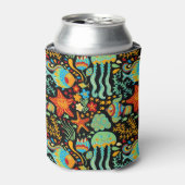 Stijl van de Cartoon Aquatic Life Blikjeskoeler (Blikje Voorkant)