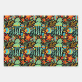 Stijl van de Cartoon Aquatic Life Inpakpapier Vel (Voorkant)