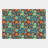 Stijl van de Cartoon Aquatic Life Inpakpapier Vel (Voorkant 3)