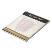 stijl van de eerste klas van de leraar notitieblok (Linkerzijde)