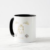stijl van de huwelijksceremonie mok (Voorkant links)