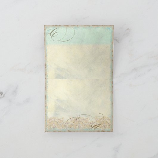 Stijl van de Wervelingen van het Strand van de Bedankkaart (Binnen)