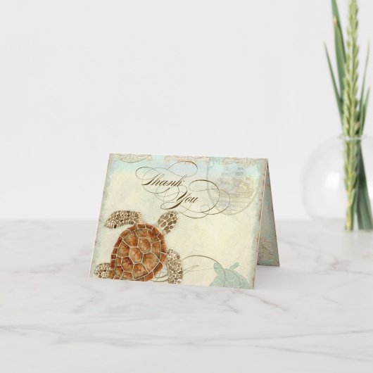 Stijl van de Wervelingen van het Strand van de Bedankkaart (Voorkant)