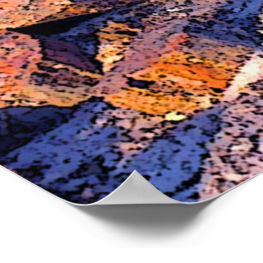 stijl van het Petrified Forest Poster (Hoek)