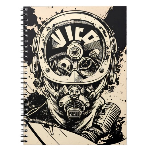  stijl van het wereldoorlogspiloot notitieboek (Voorkant)