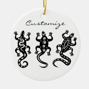 Stijl van het Zuidwesten van Thunder_Cove van drie Keramisch Ornament