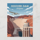 stijl van Hoover Dam Briefkaart (Voorkant)
