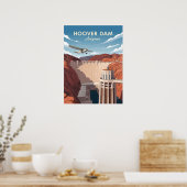  stijl van Hoover Dam Poster (Keuken)