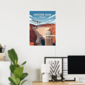  stijl van Hoover Dam Poster (Thuiskantoor)