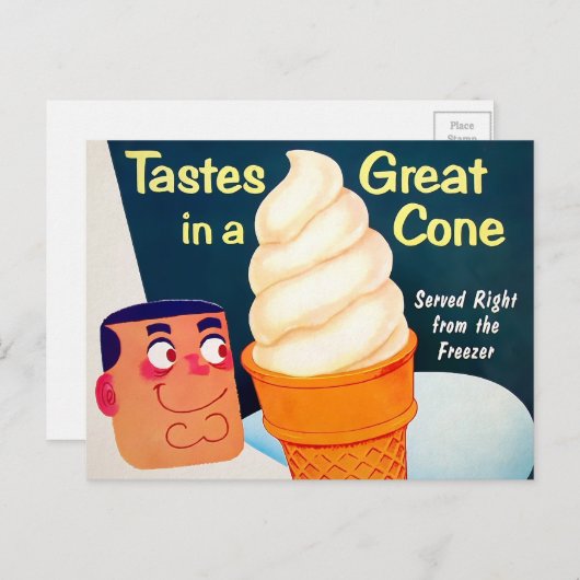  stijl van IJscream-dag Briefkaart (Voorkant / Achterkant)