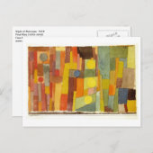 Stijl van Kairouan Paul Klee Fine Art Briefkaart (Voorkant / Achterkant)