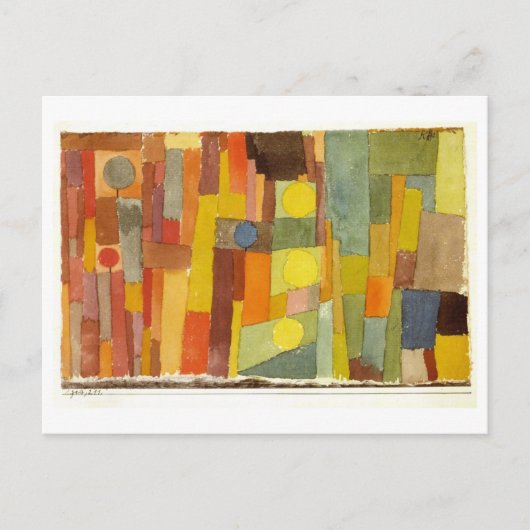 Stijl van Kairouan Paul Klee Fine Art Briefkaart (Voorkant)
