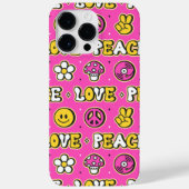 Stijl van Peace and Love Hippy Case-Mate iPhone Case (Achterkant)