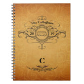 Stijl van reisblad Notitieboek (Voorkant)