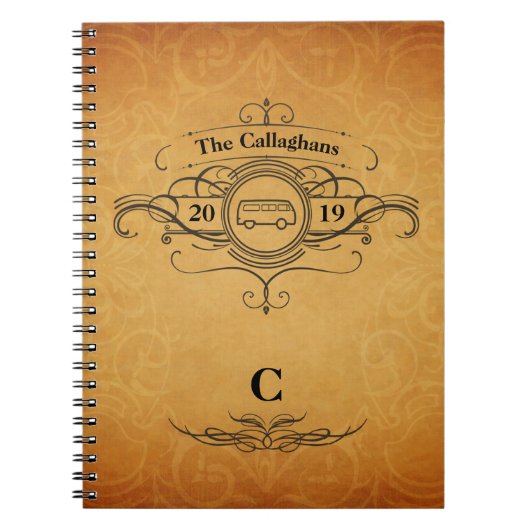  Stijl van reisblad Notitieboek (Voorkant)