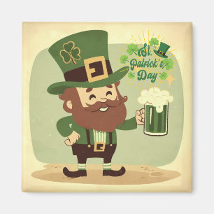 stijl van Saint Patrick's Day Magneet