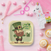  stijl van Saint Patrick's Day Papieren Bordje (Feest)