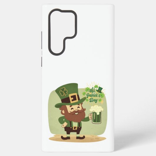 stijl van Saint Patrick's Day Samsung Galaxy Hoesje (Achterkant)