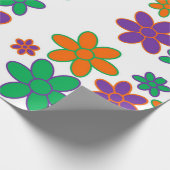 Stijl van Super Groovy 70s Cadeaupapier (Hoek)