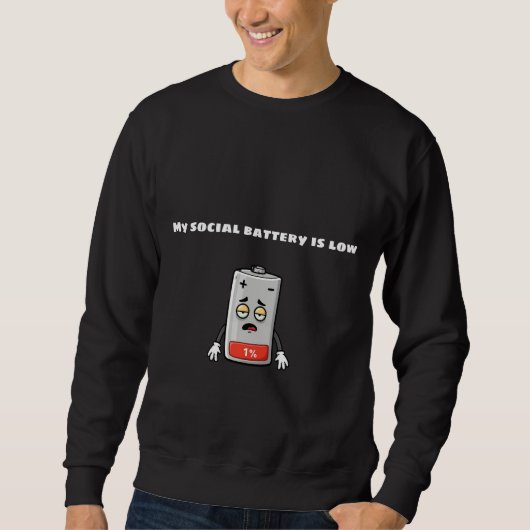Stijl van telefoonbatterij trui (Voorkant)