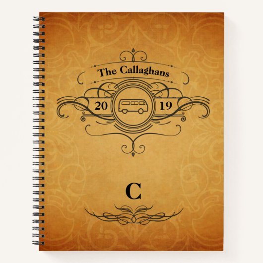 stijl Van Travel Journal Notitieboek (Voorkant)