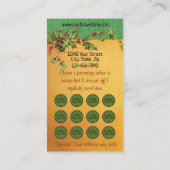  stijl vanaf kerstkaart klantenkaartje (Achterkant)