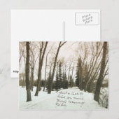  stijl Verjaardag briefkaart met handschrift (Voorkant / Achterkant)